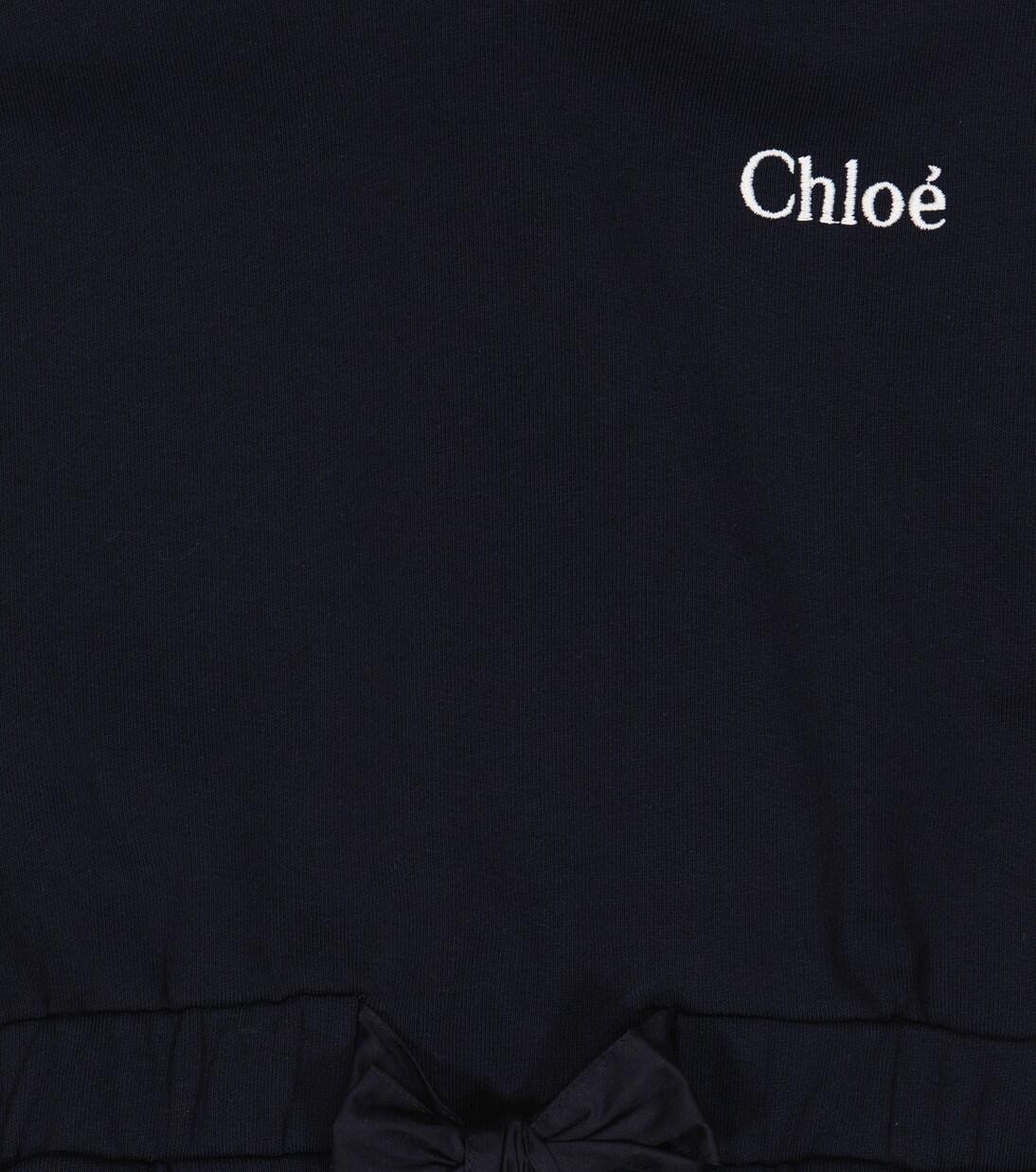 Cotton jersey sweater dress | Chloé Kids