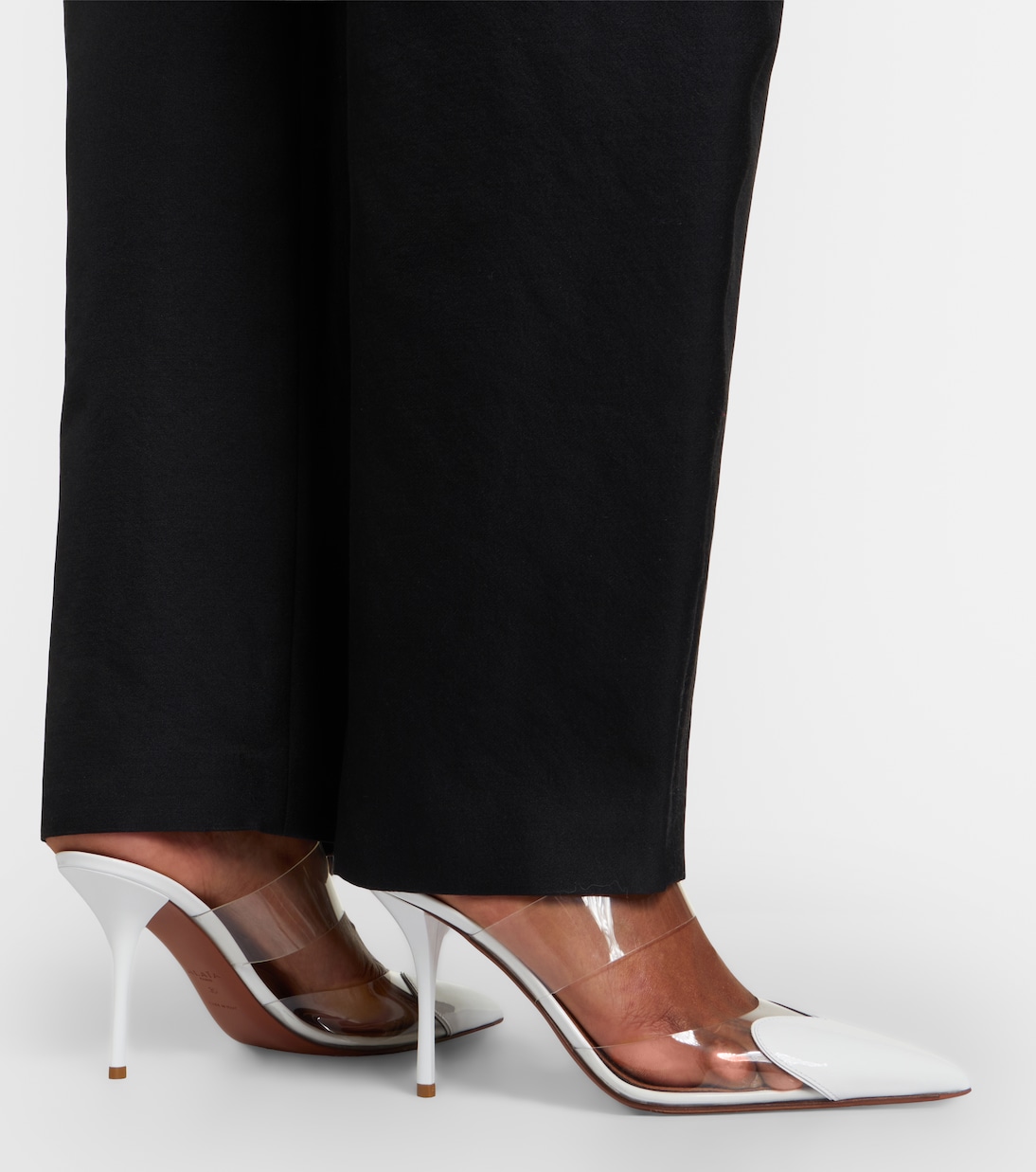 Mules Cœur mit Lackleder | Alaïa