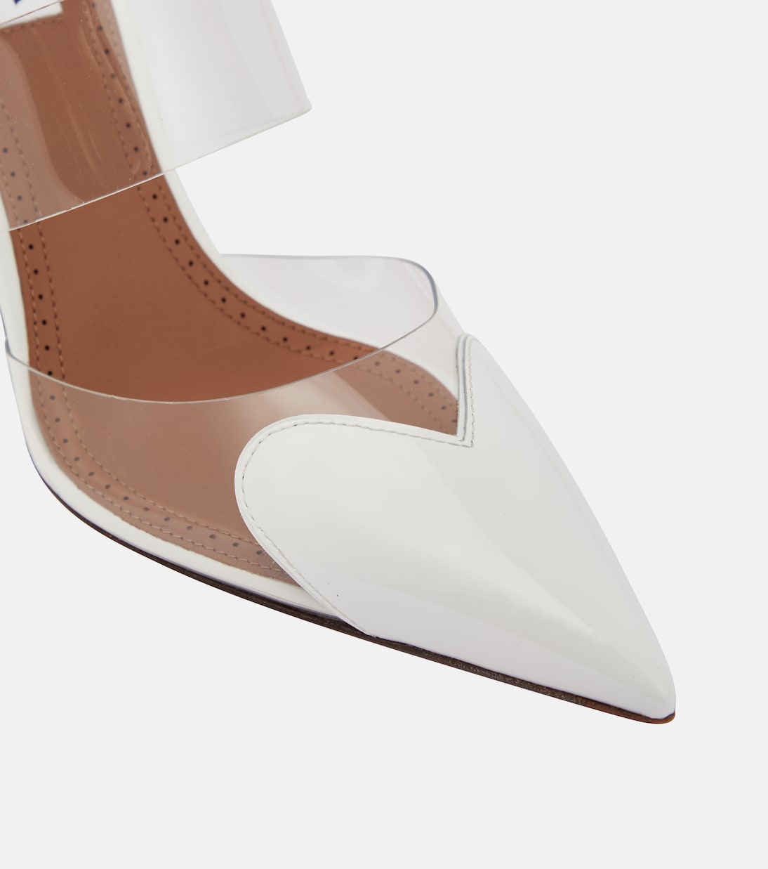 Cœur patent leather and PU mules | Alaïa