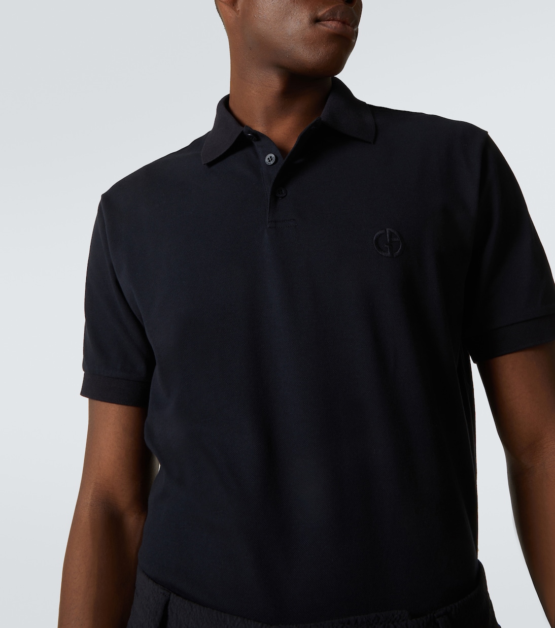 Polohemd aus einem Baumwollgemisch | Giorgio Armani