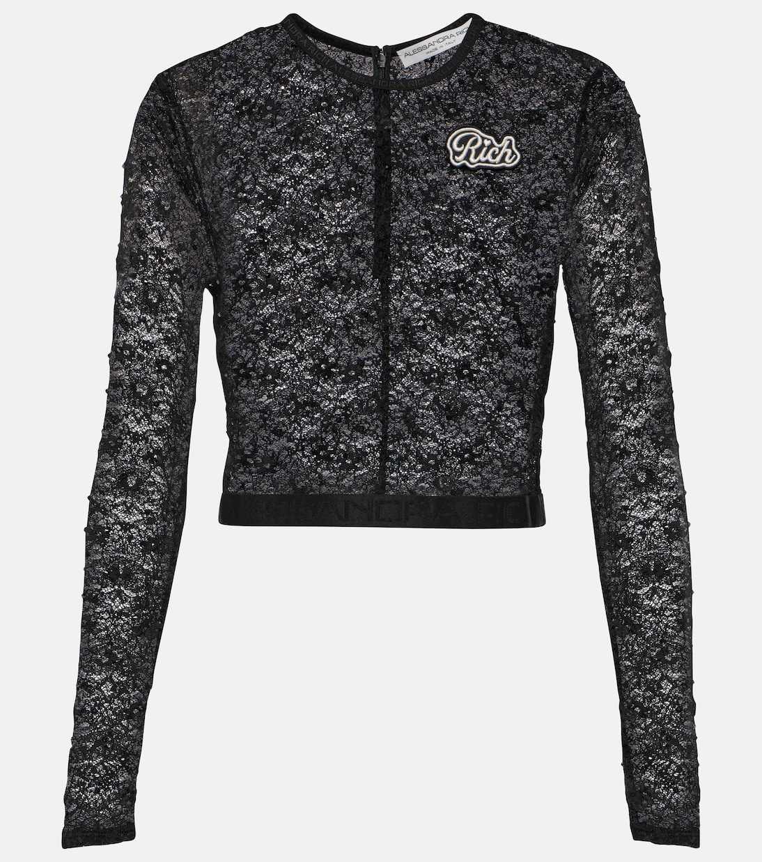 Verziertes Cropped-Top | Alessandra Rich