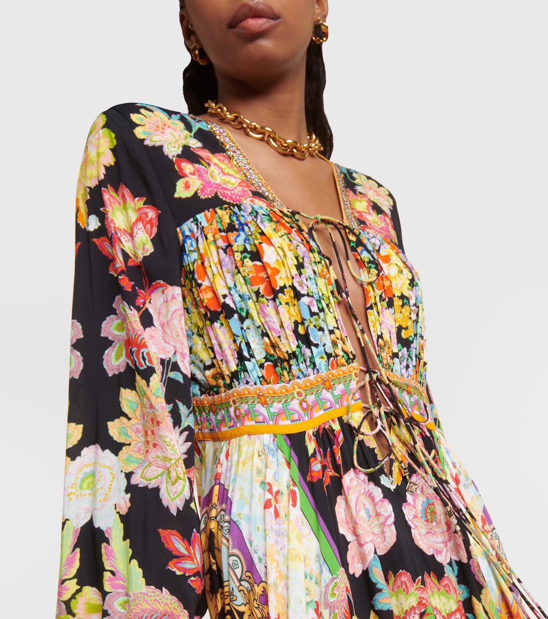 Bedrucktes Maxikleid | Camilla