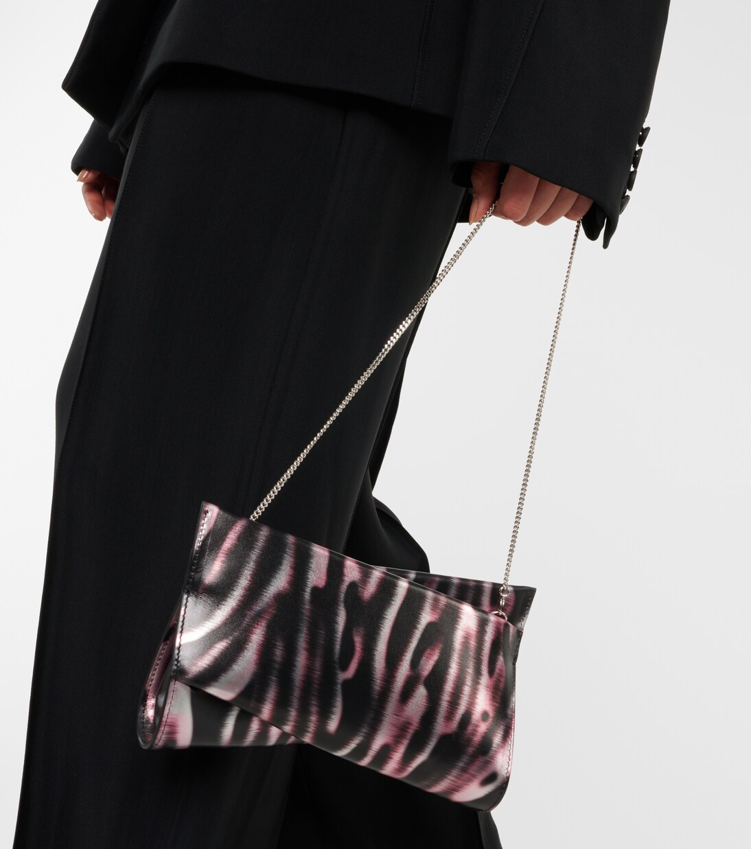 Loubitwist Small leather clutch | Christian Louboutin