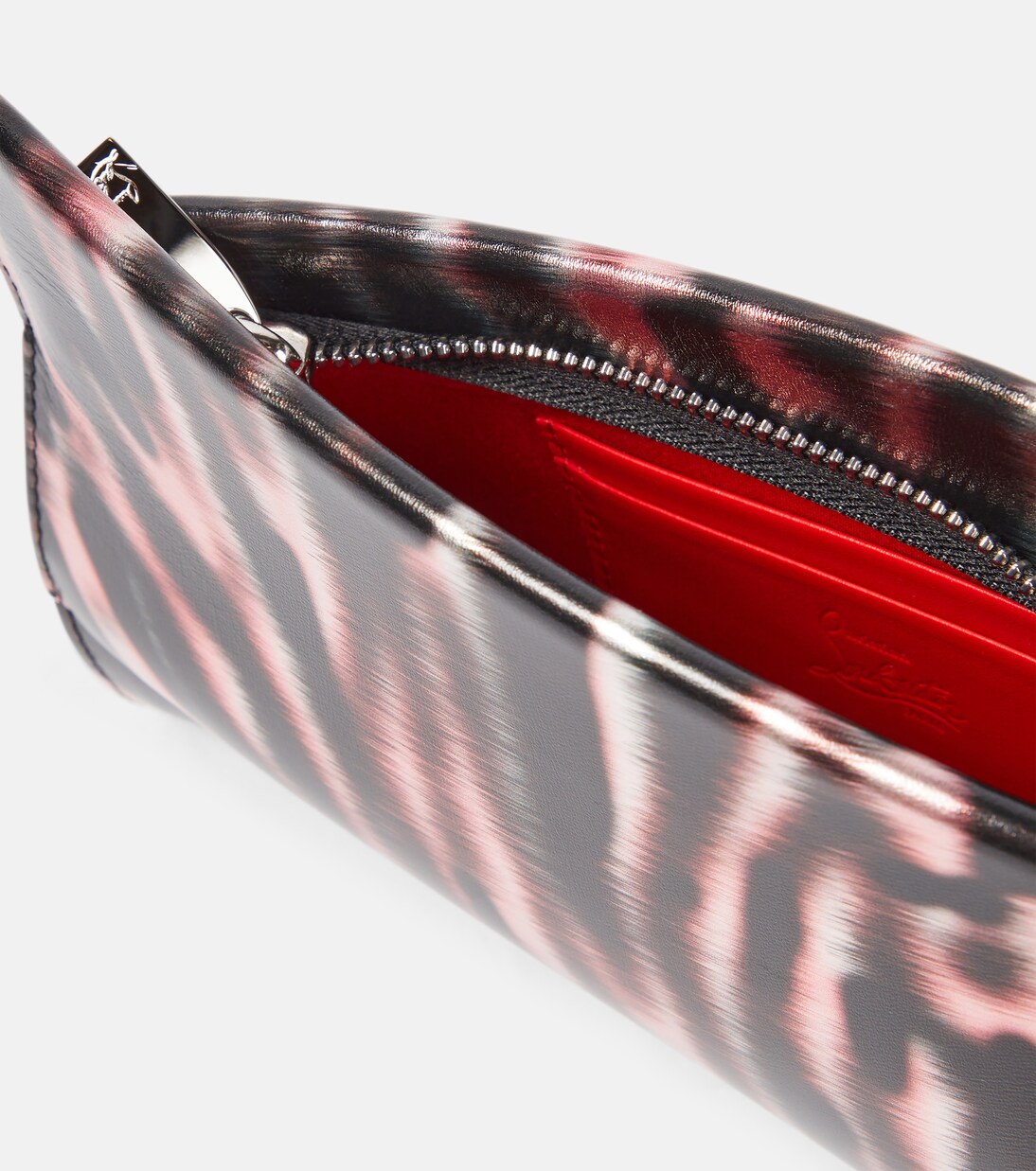 Loubitwist Small leather clutch | Christian Louboutin