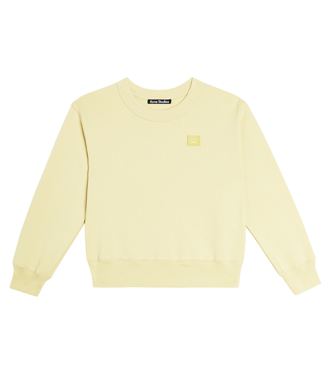 Face cotton sweatshirt | Acne Studios Kids