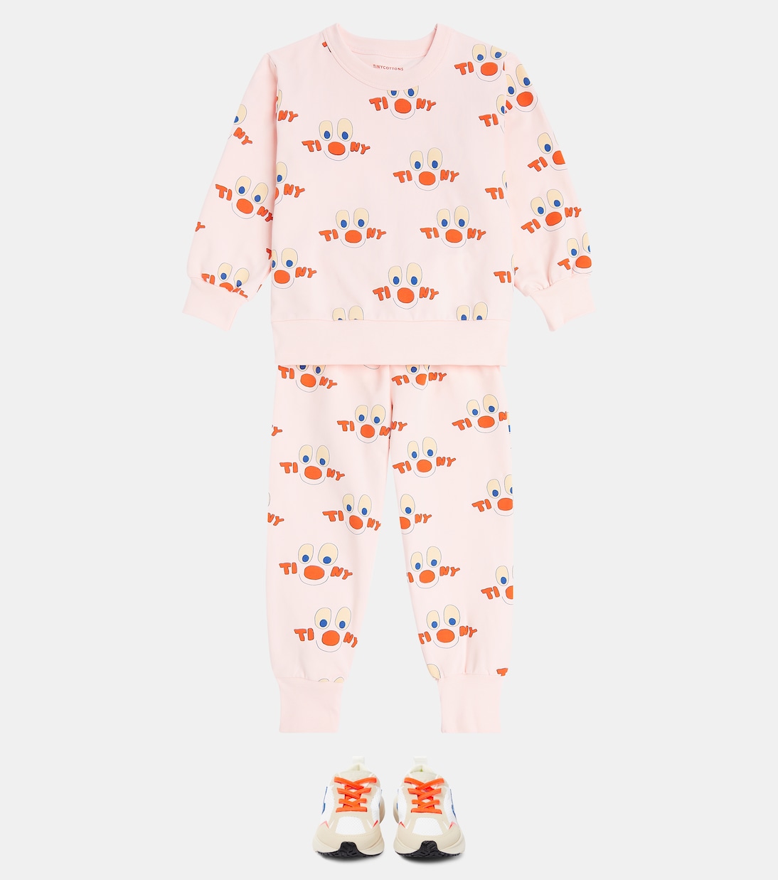 Clowns cotton terry sweatshirt | Tinycottons