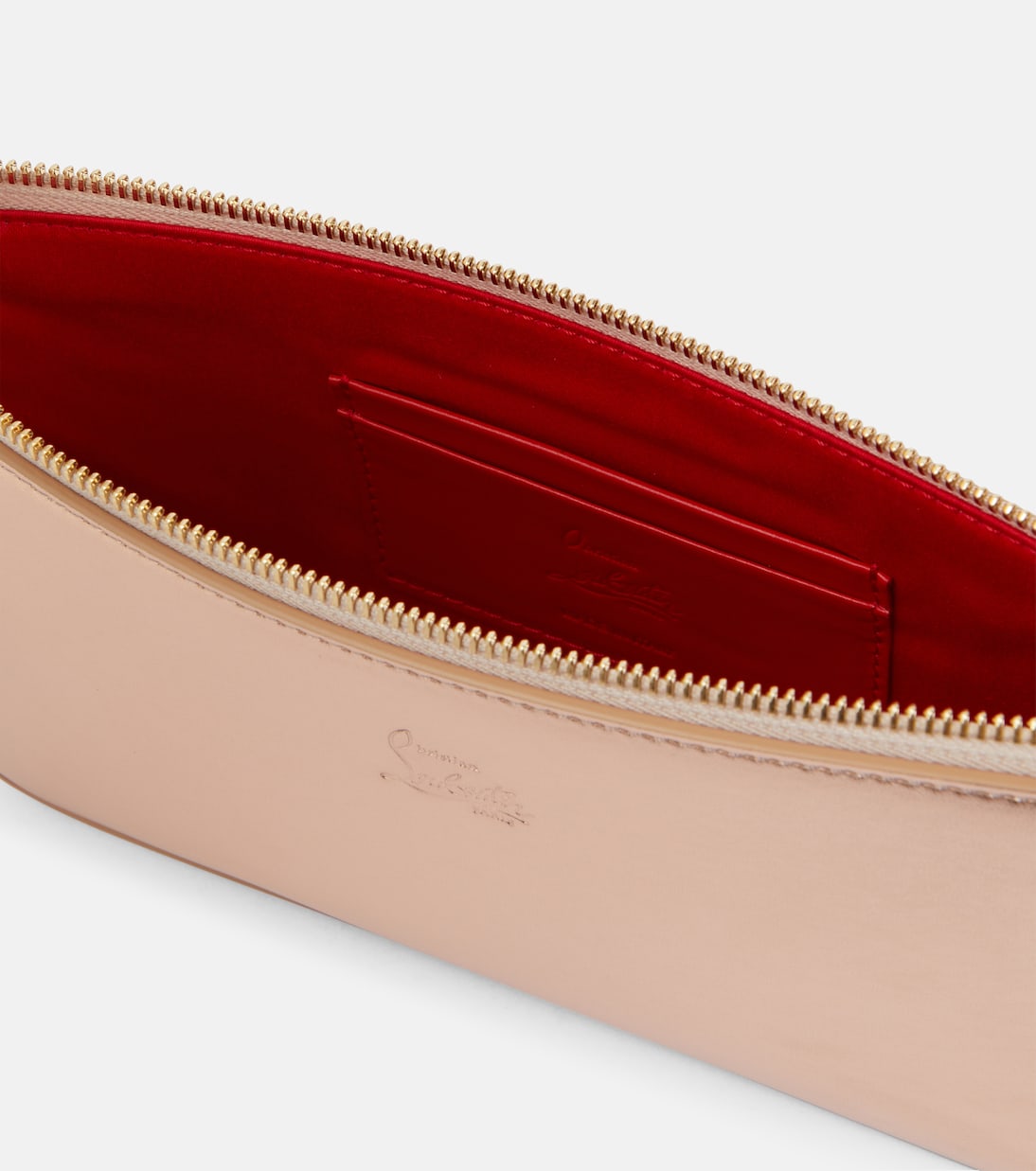 Loubila metallic leather shoulder bag | Christian Louboutin