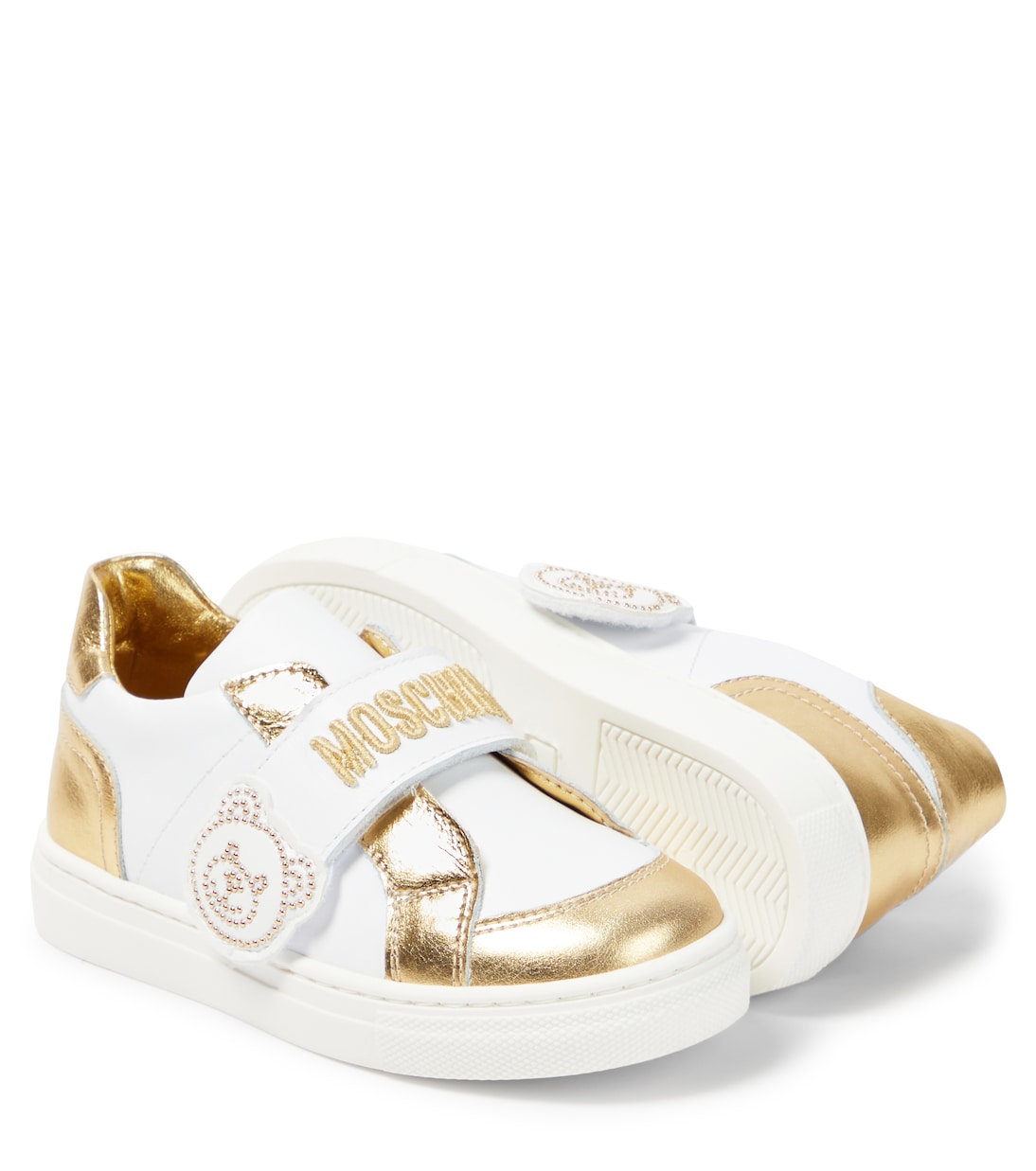 Leather sneakers | Moschino Kids