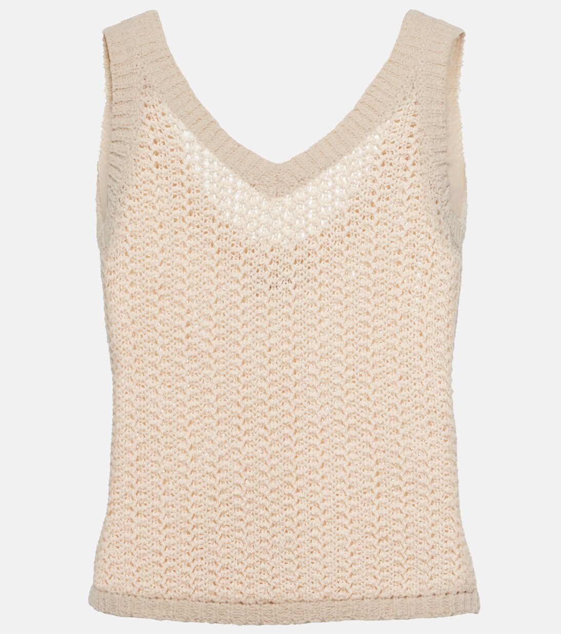 Arrigo knit cotton-blend tank top | Max Mara