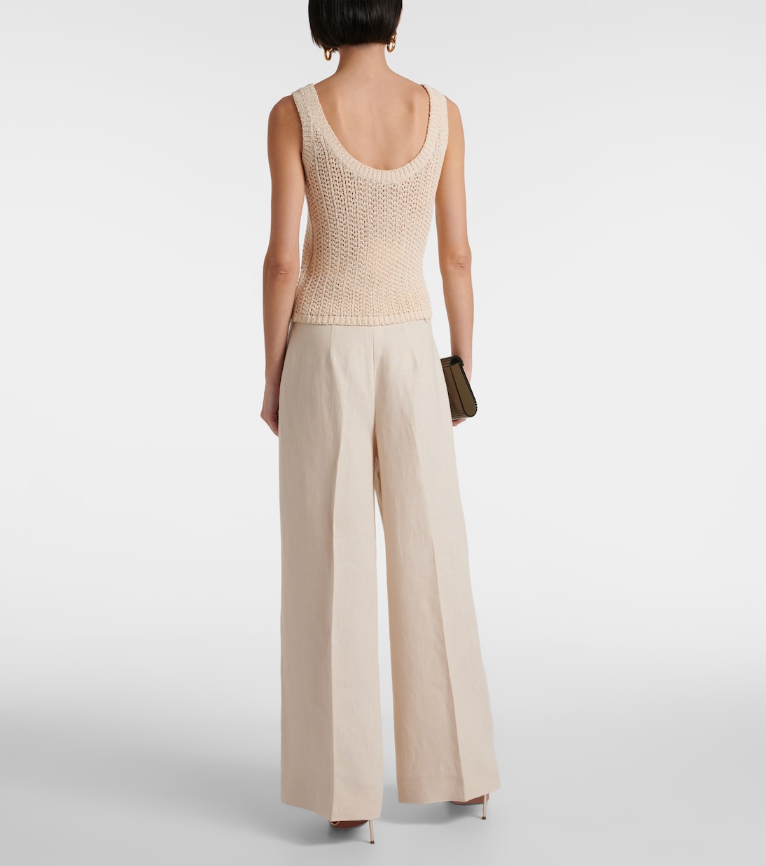 Arrigo knit cotton-blend tank top | Max Mara