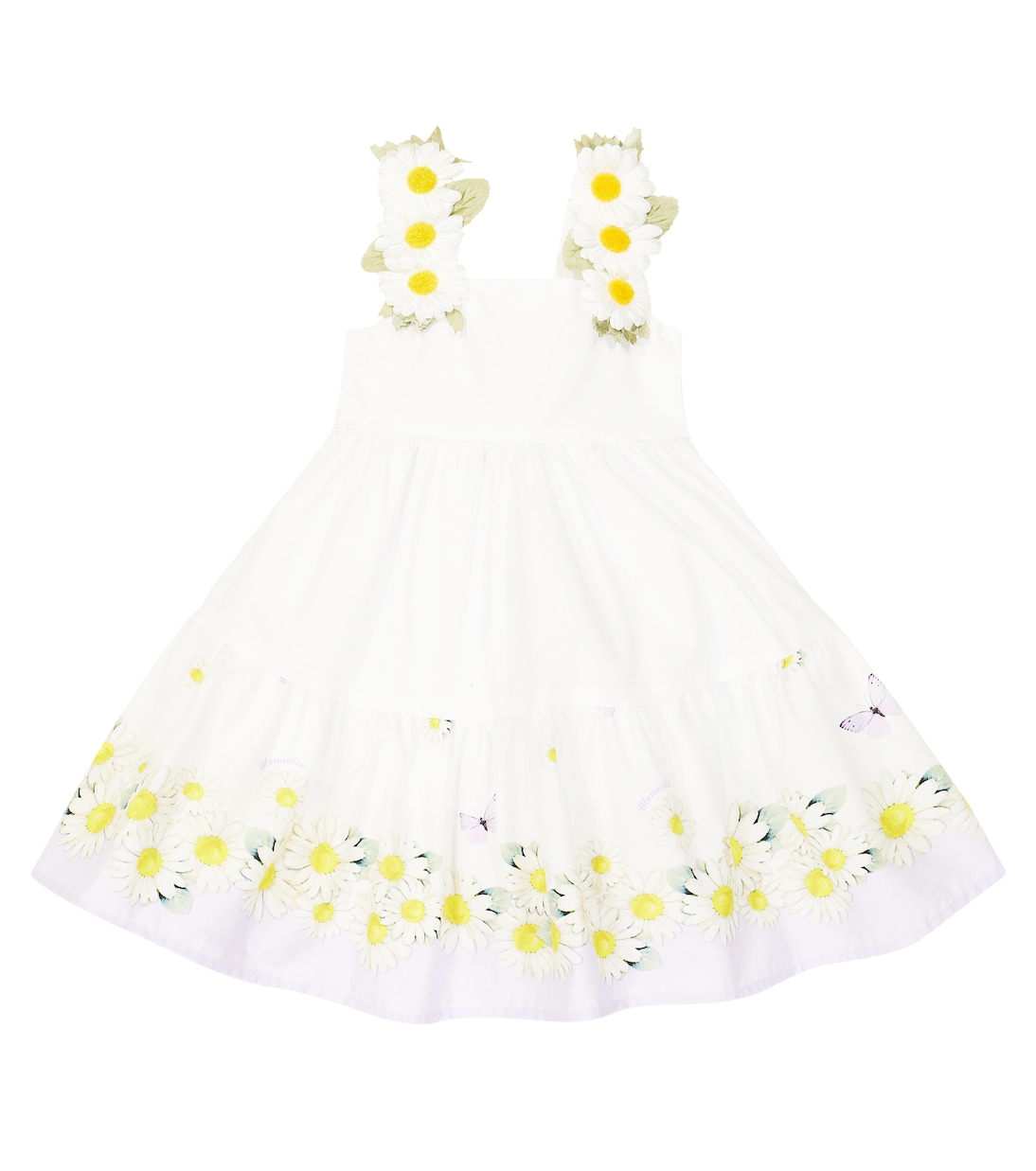 Bébé – Robe en coton à fleurs | Monnalisa