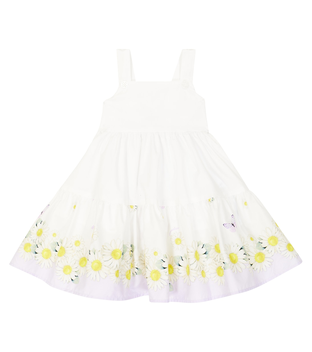 Bébé – Robe en coton à fleurs | Monnalisa