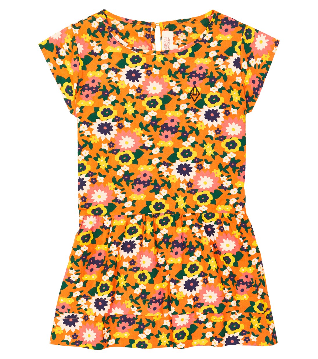 Hummingbird printed cotton dress | The Animals Observatory