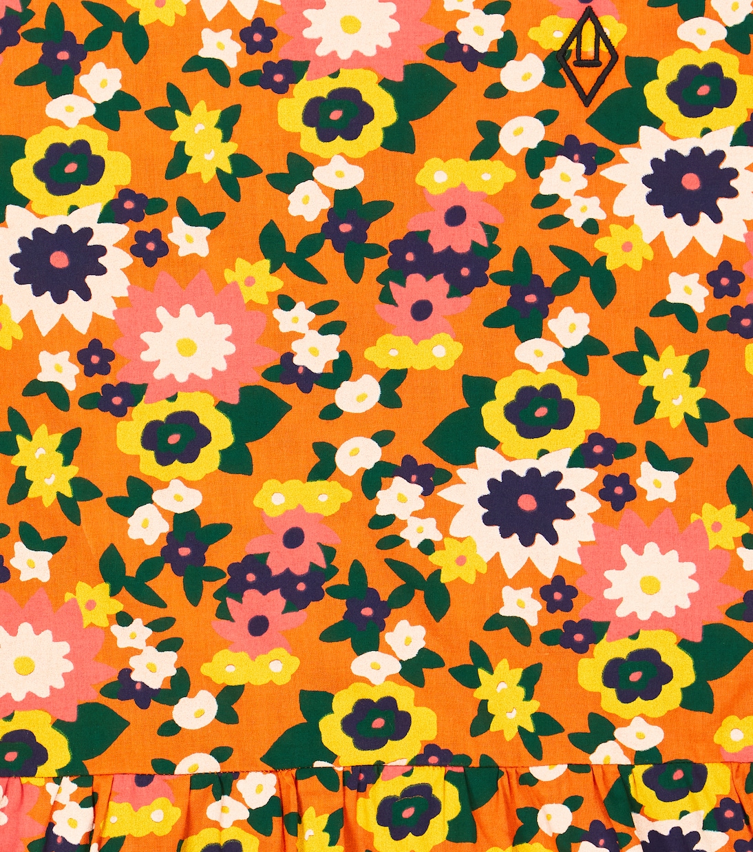 Hummingbird printed cotton dress | The Animals Observatory