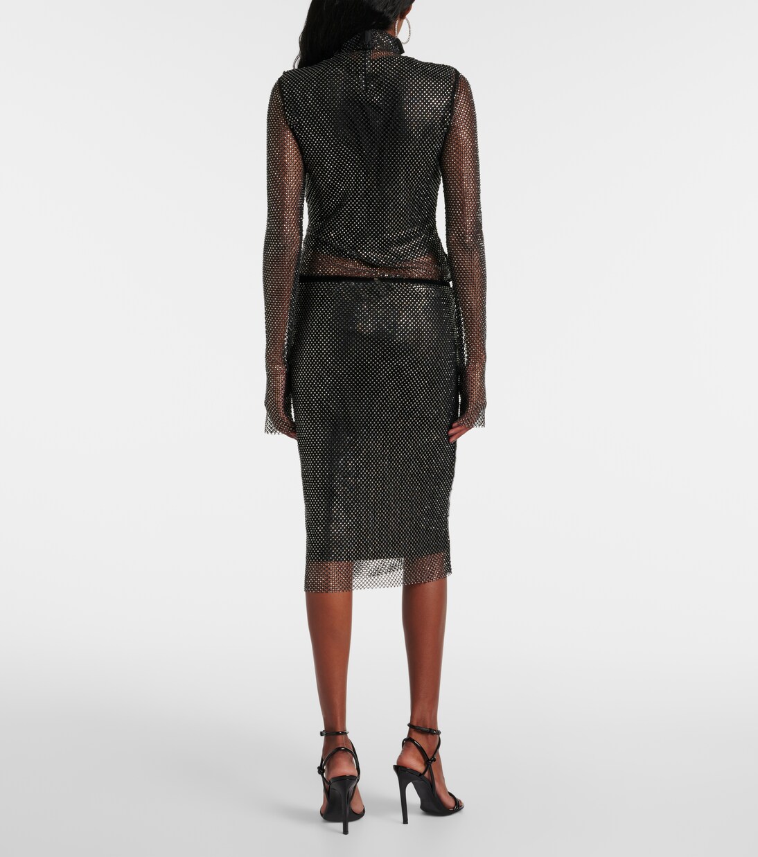 Midirock Zinnia mit Kristallen | Sportmax