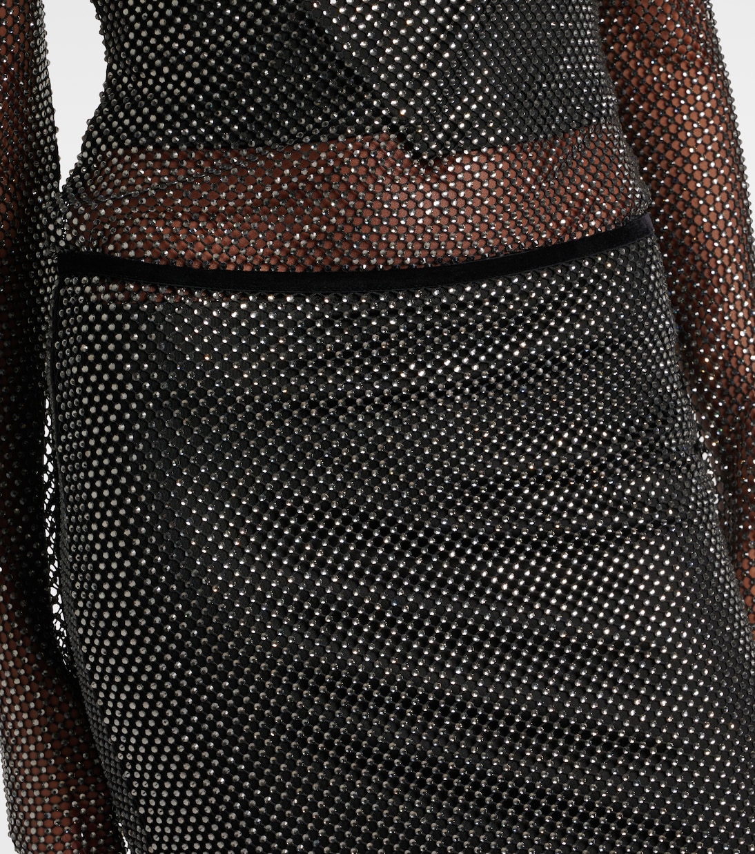 Midirock Zinnia mit Kristallen | Sportmax