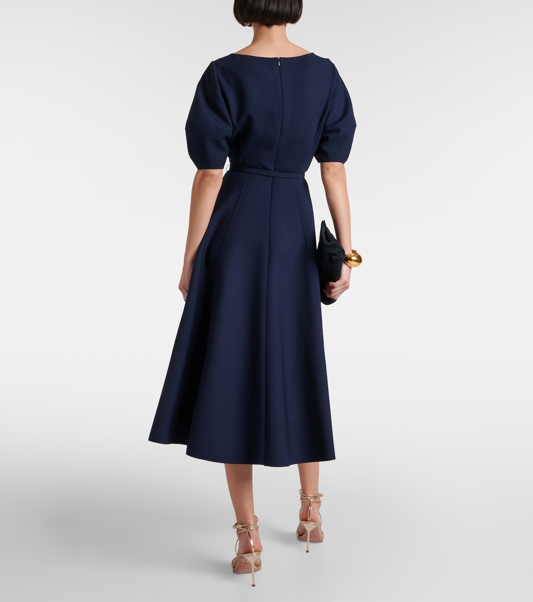 Abito midi in misto lana | Oscar de la Renta