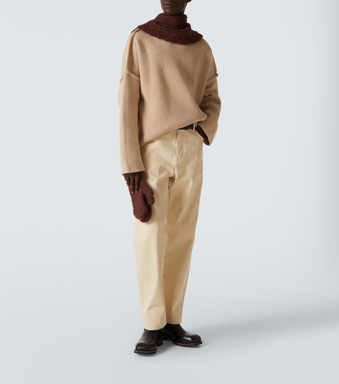 Jeans rectos de tiro medio | Jil Sander