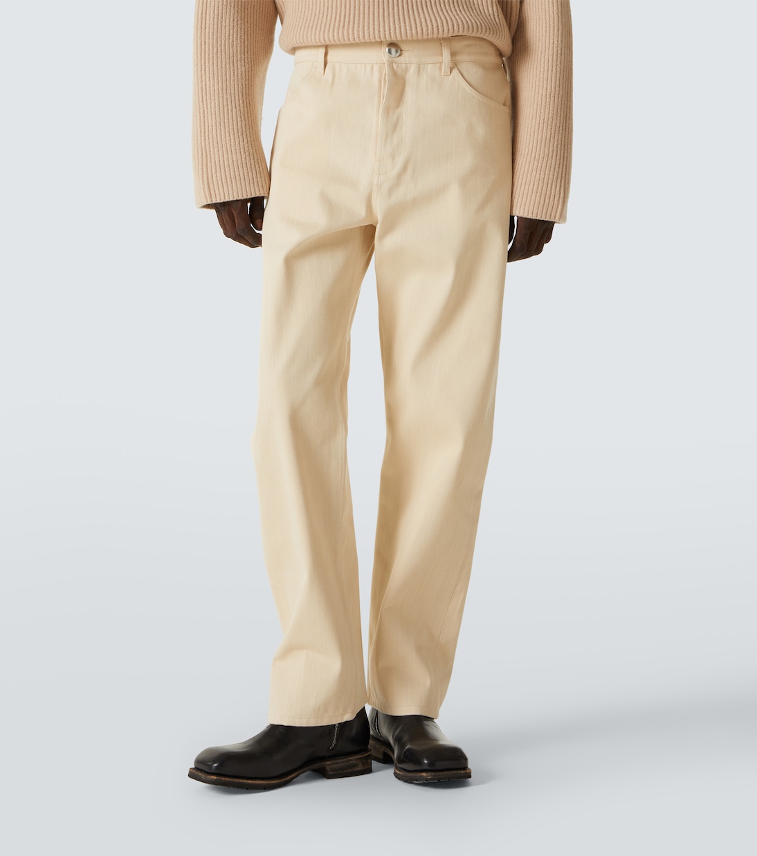 Jeans rectos de tiro medio | Jil Sander