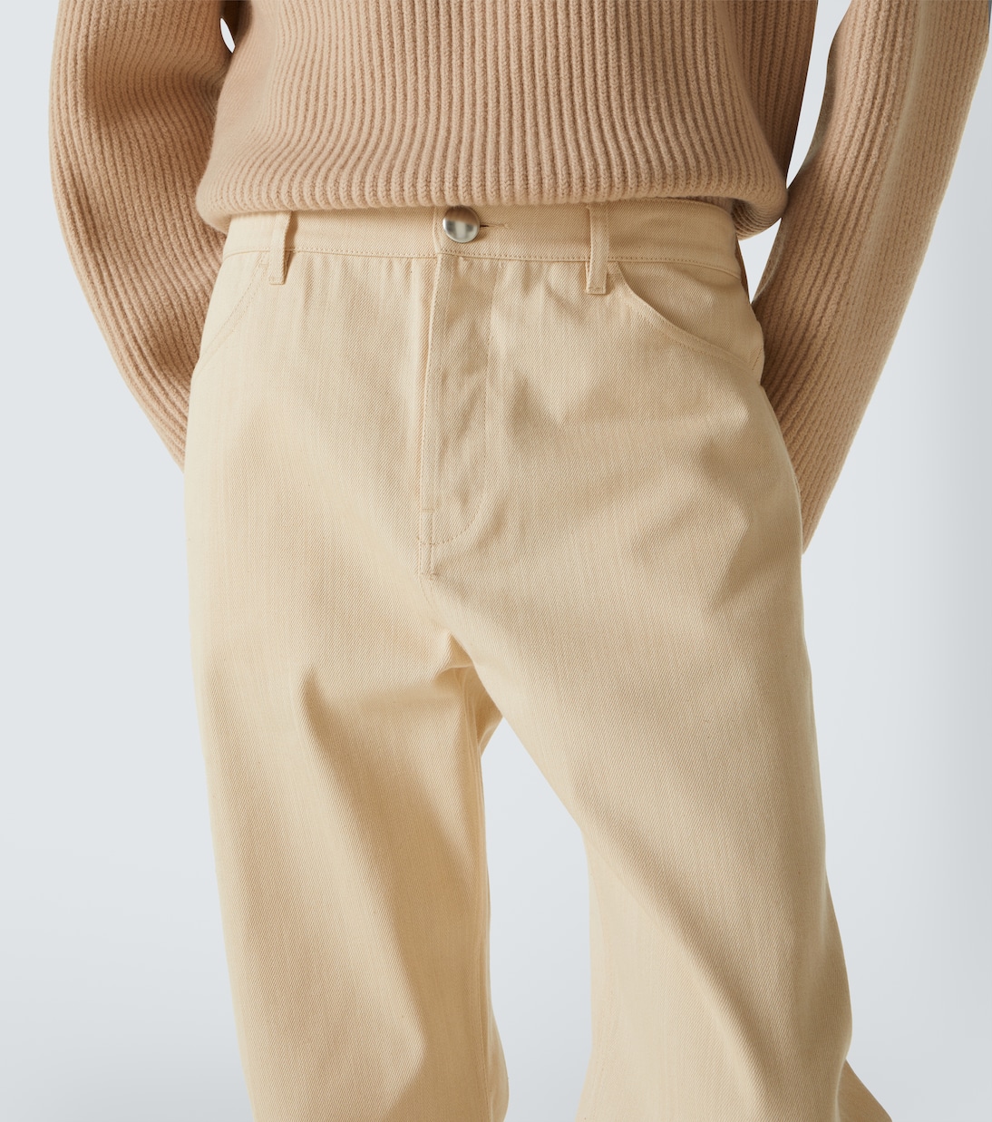 Jeans rectos de tiro medio | Jil Sander