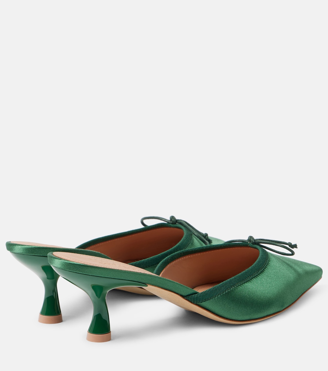 X Tabitha Simmons Mules Rose 45 aus Satin | Malone Souliers