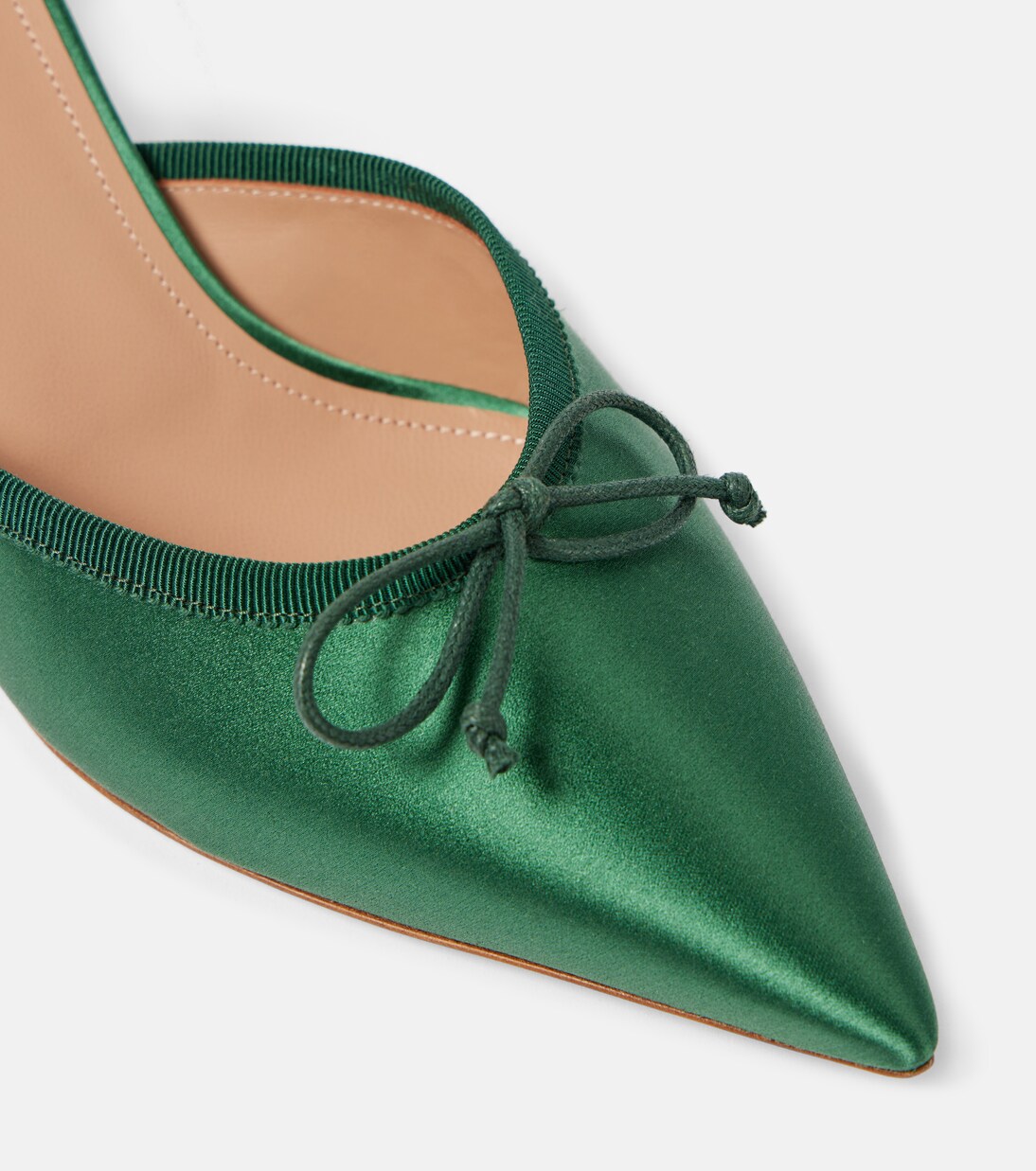 X Tabitha Simmons Mules Rose 45 aus Satin | Malone Souliers