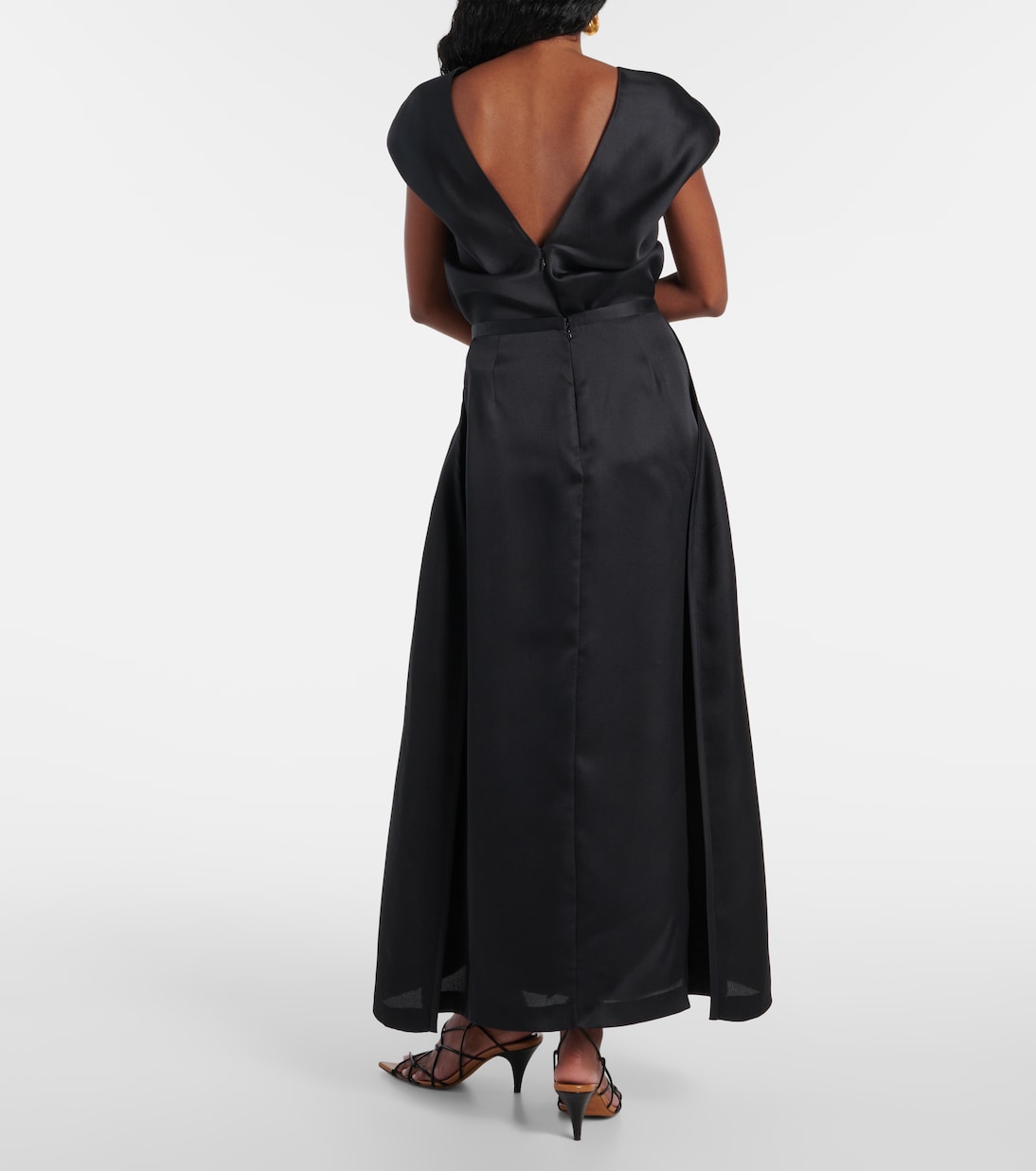 Mila silk maxi skirt | Khaite