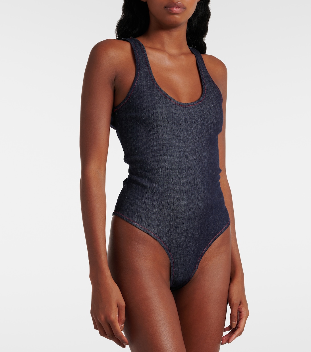 Body aus Denim | Alaïa