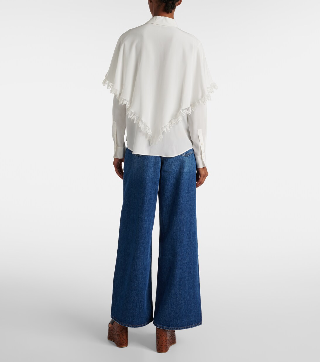 Bluse Knotted Heritage aus Crêpe de Chine aus Seide | Chloé
