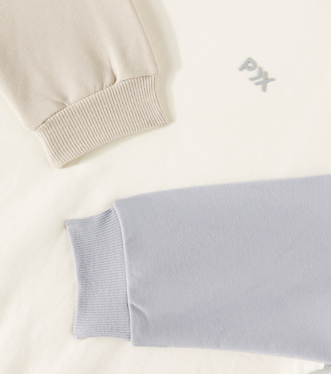 Colorblocked cotton-blend sweatshirt | Rylee + Cru