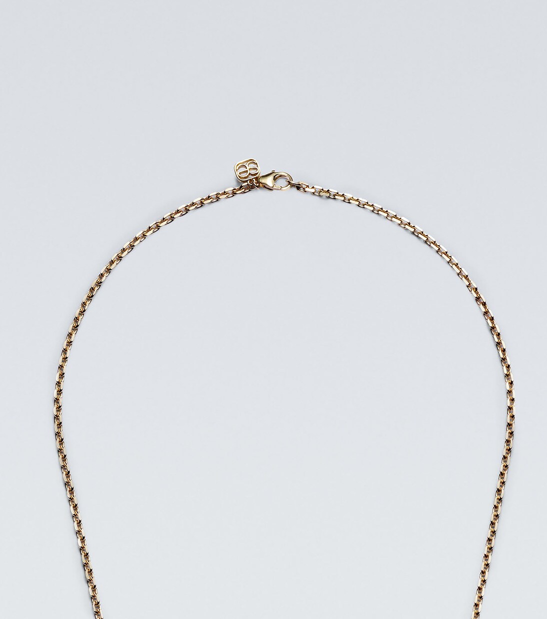 Happy Face 14kt yellow gold charm necklace | Sydney Evan