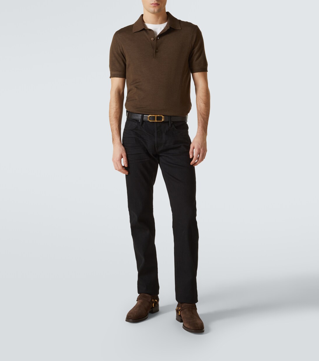 Logo straight jeans | Tom Ford