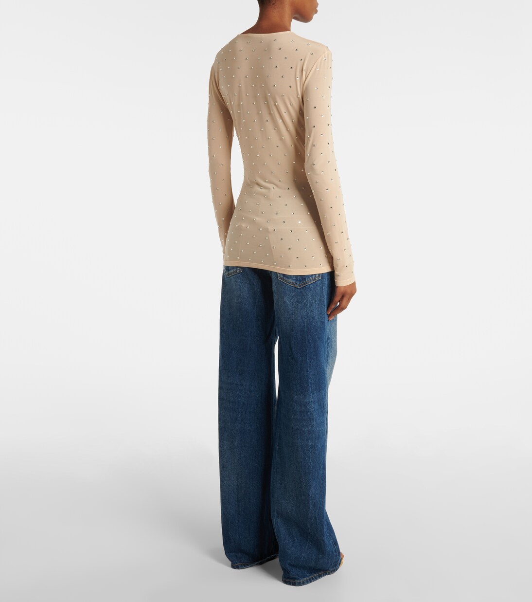 Top con cristalli | Rabanne