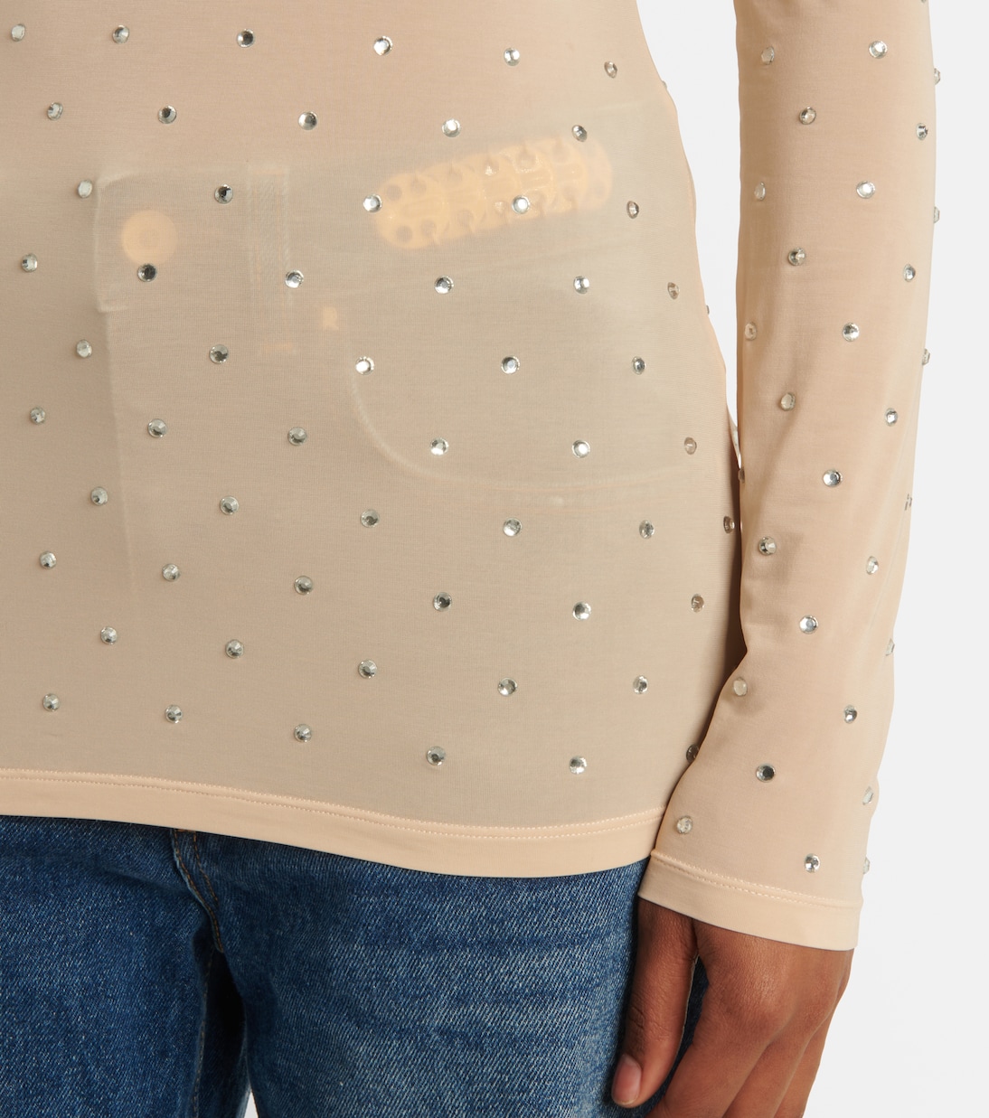 Top con cristalli | Rabanne