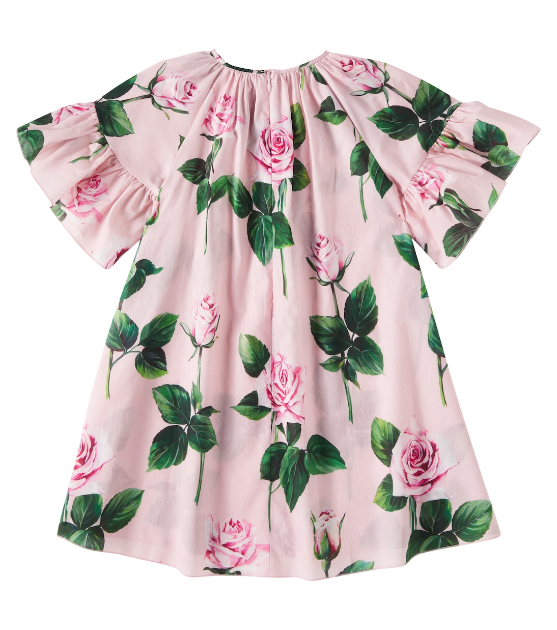 Robe en coton à fleurs | Dolce&Gabbana Kids