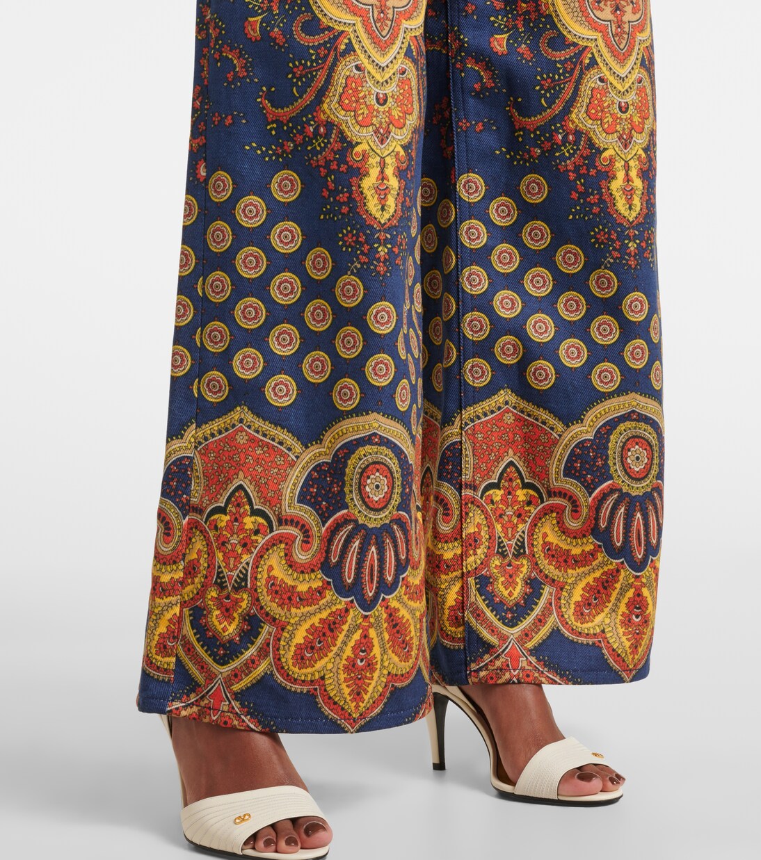 Voyage Imaginaire wide-leg jeans | Valentino