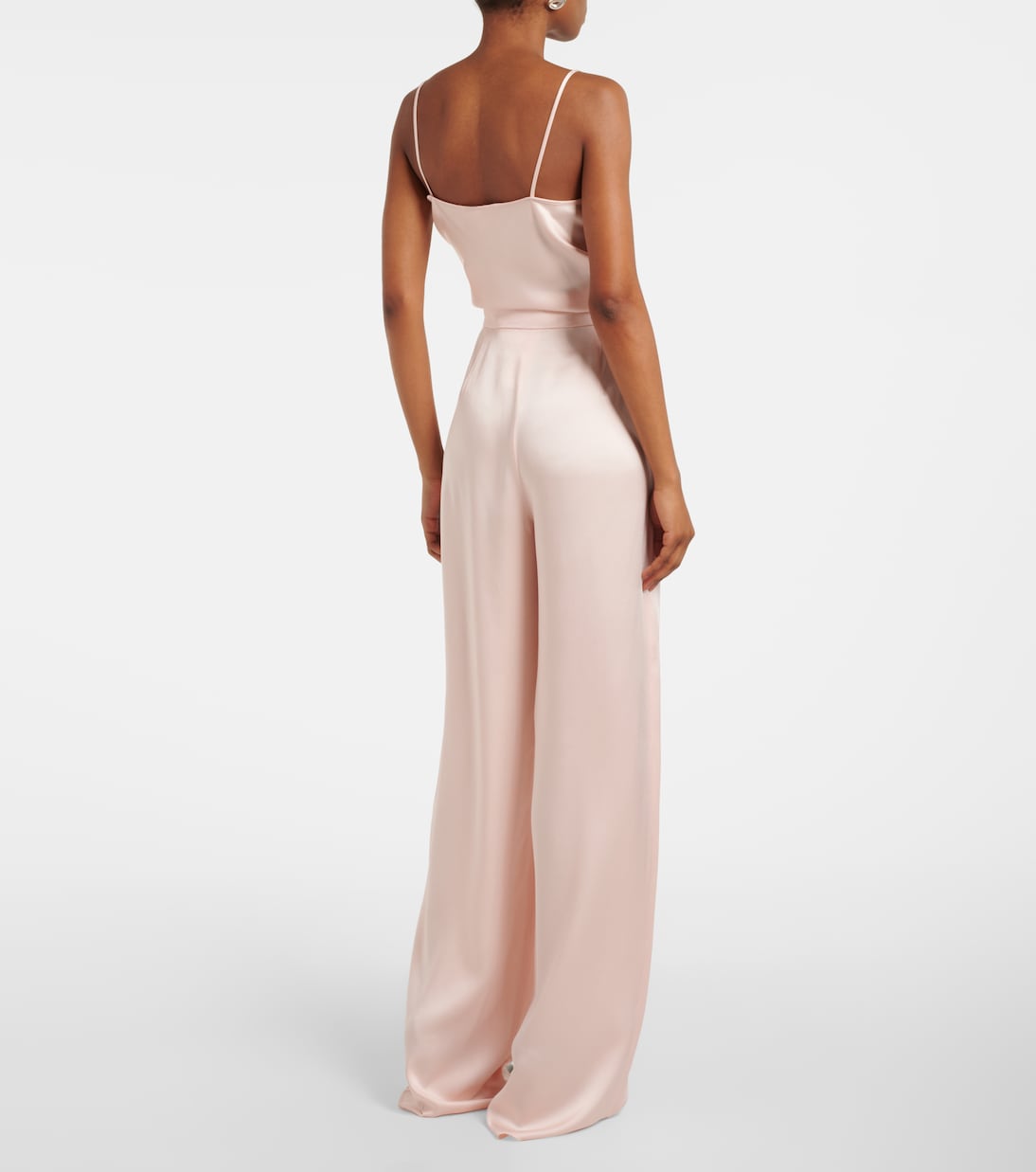 Pantalones anchos Ieti de satén | Max Mara