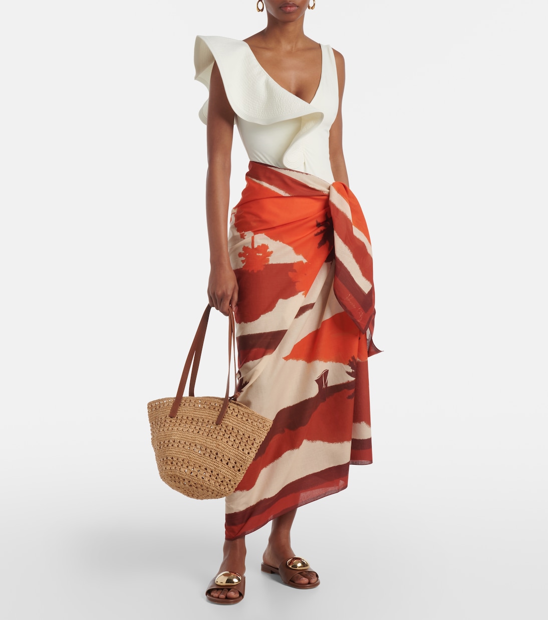 Pareo Sailing Landscapes aus Baumwolle | Johanna Ortiz