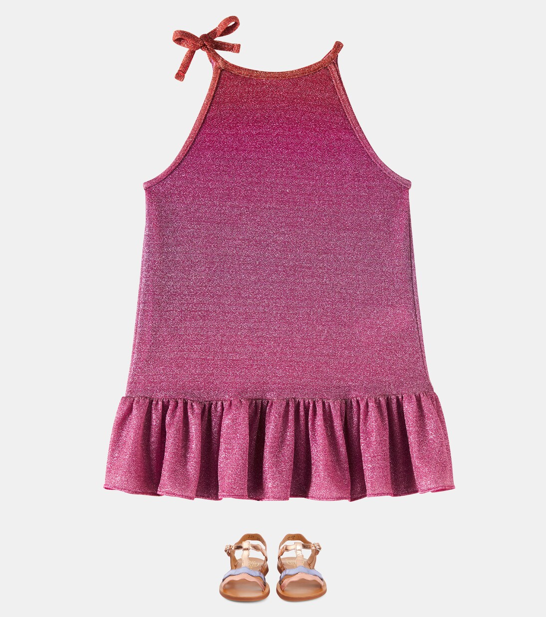 Lumière lamé dress | Oséree Kids