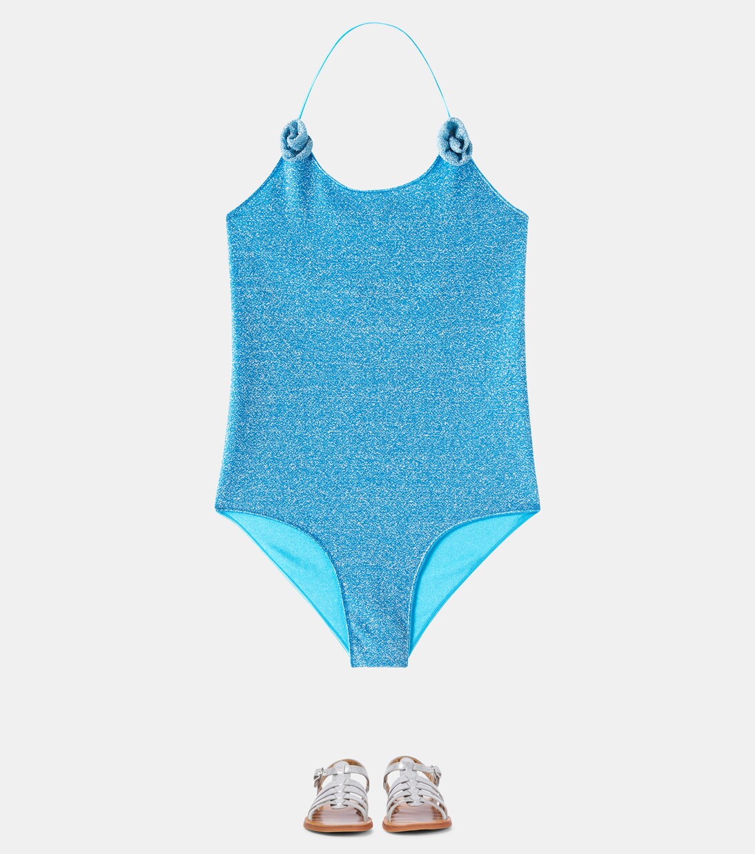 Bañador Lumière de lamé con aplique | Oséree Kids