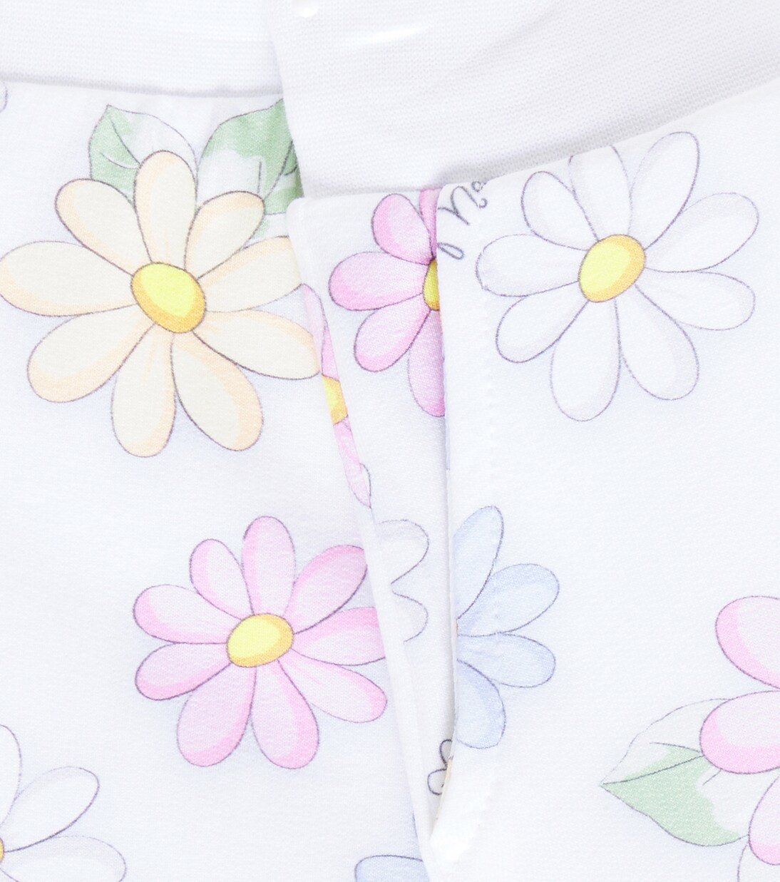 Floral cotton-blend jersey shorts | Monnalisa