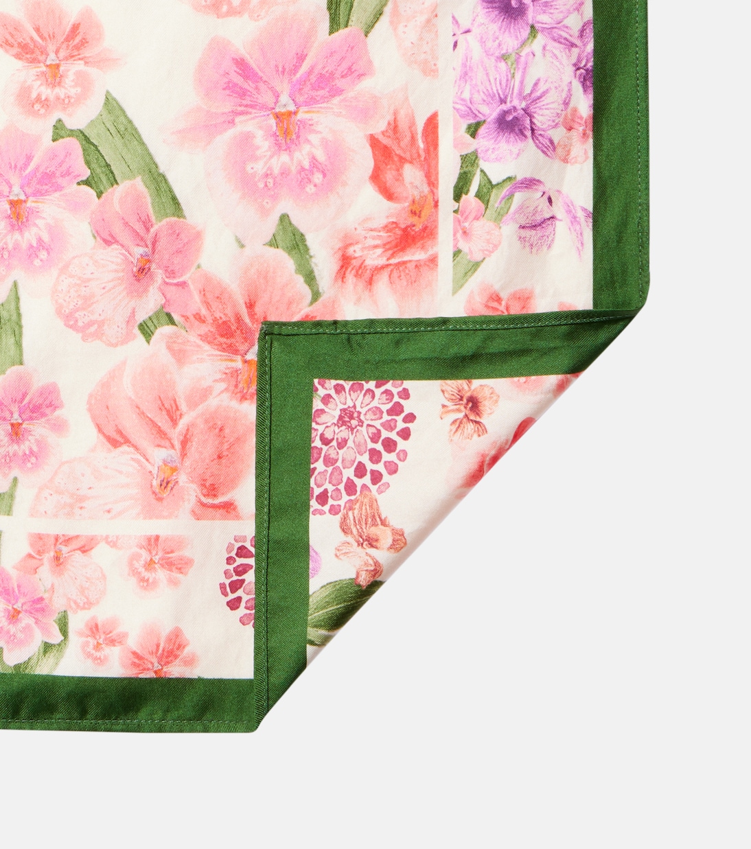 Foulard in seta con stampa floreale | Agua by Agua Bendita