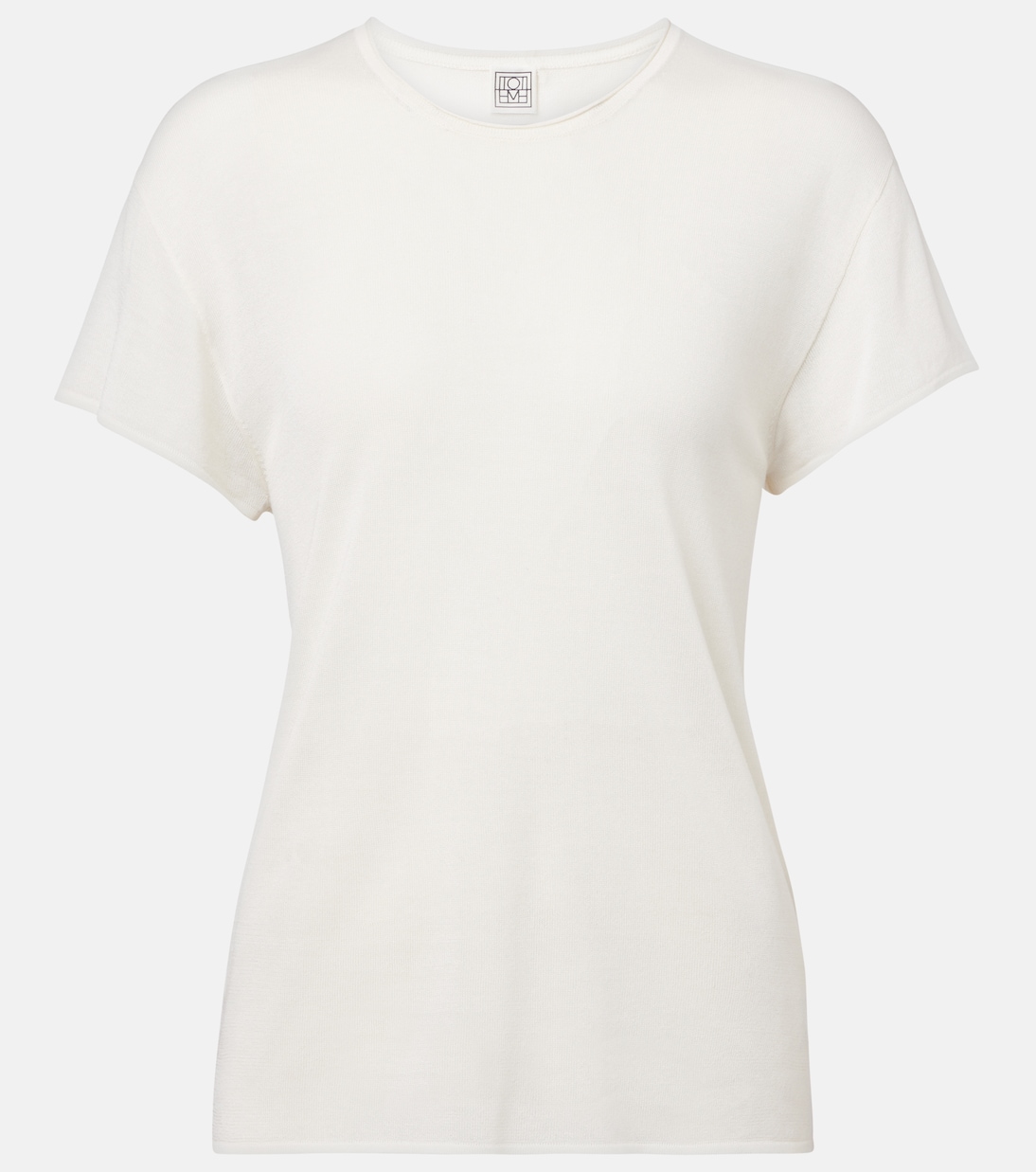 T-shirt in maglia di seta | Toteme
