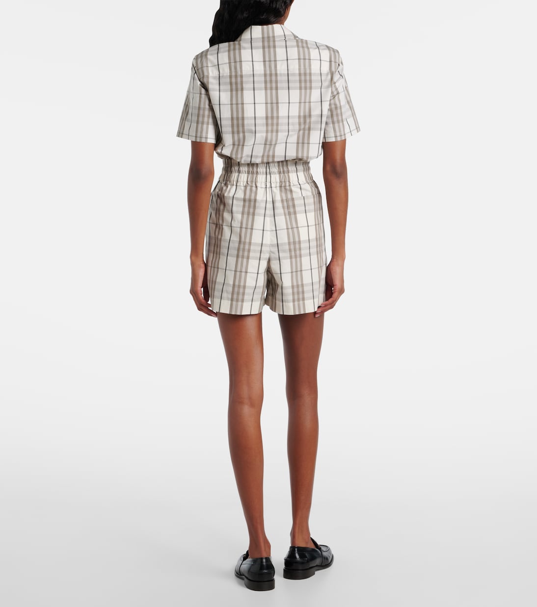Shorts Burberry Check in cotone | Burberry