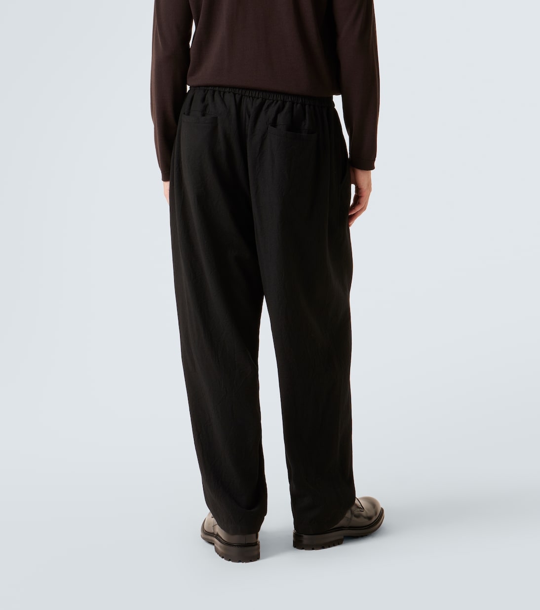 Virgin wool straight pants | Giorgio Armani
