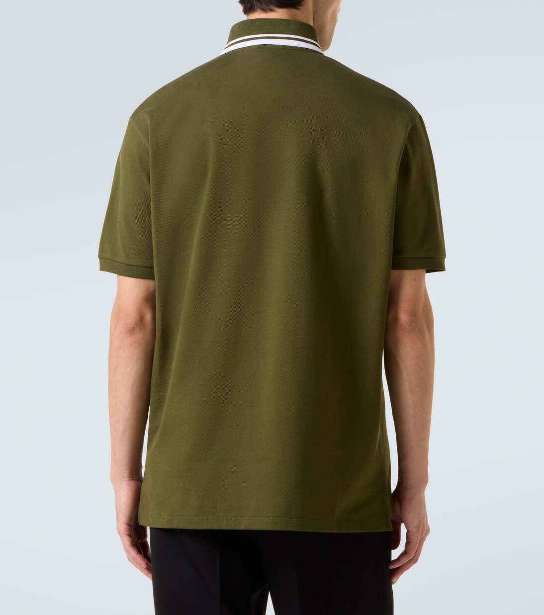 Double G cotton-blend piqué polo shirt | Gucci