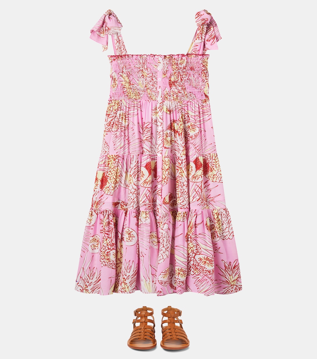 Abito Triny con stampa | Poupette St Barth Kids