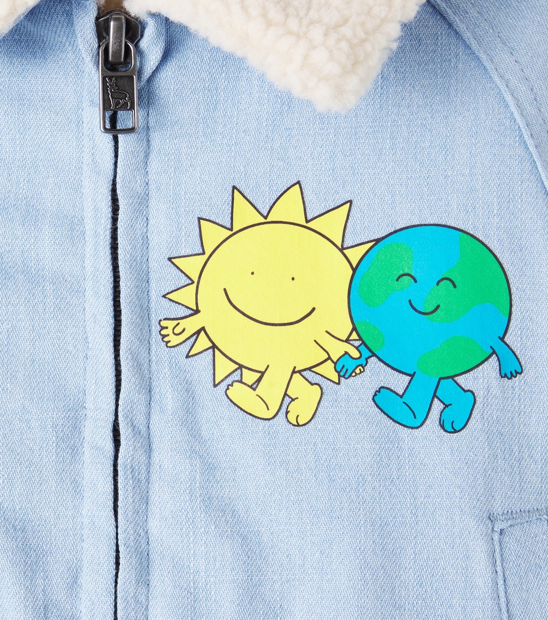 Baby printed denim jacket | Stella McCartney Kids