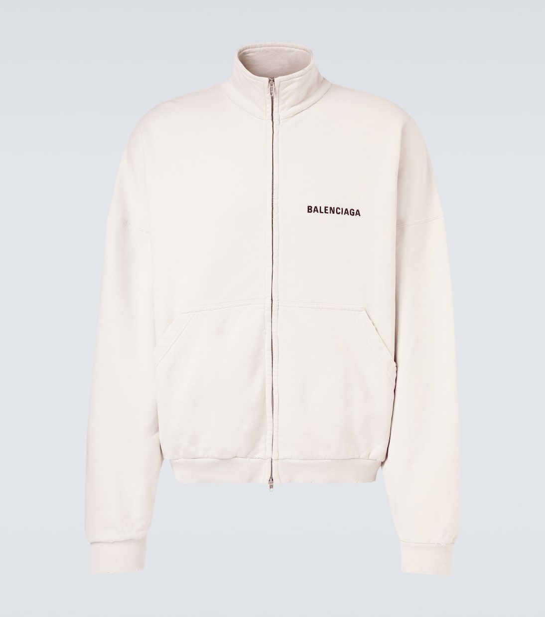 Logo cotton jersey track jacket | Balenciaga