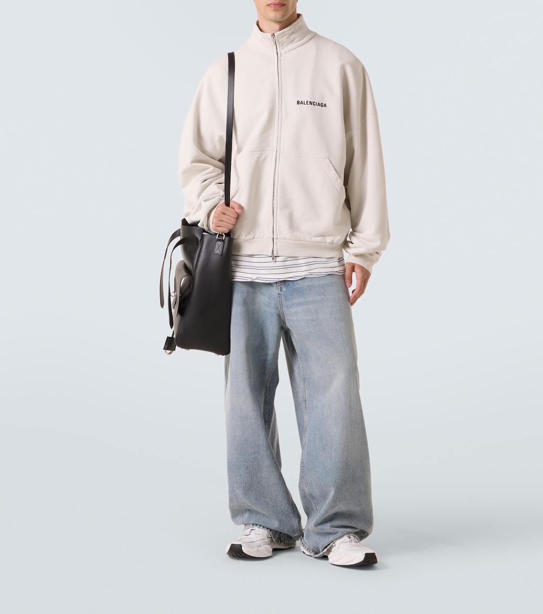 Logo cotton jersey track jacket | Balenciaga